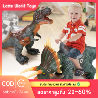 ?Lotte World? ไดโนเสาร์จำลอง Dinosaur?ของเล่นสำหรับเด็ก 2-4ขวบ T-Rex ไดโดเสาร์ยางนิ่ม มีให้เลือก3แบบ ตัวใหญ่ มีเสียงร้อง ราคาถูก พร้อมส่ง?