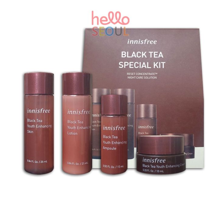 Innisfree Black Tea Special Kit 4ea | Lazada PH