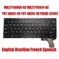 ✆◑♨ US BR FR SP Laptop Replacement Keyboard For YEPO 737A MB27716008-BZ MB27716014-BZ YXT-NB93-49 YXT-NB93-48 PRIDE-K2697 Brazilian