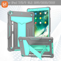 【ขาตั้งในตัว】Fzt หุ่นยนต์แท็บเล็ต8th เคสสำหรับไอแพดเจน10.2 "(2020) /TPU แฟชั่น A2270 A2429 A2428 + พีซีข้นกันกระแทกฝาครอบพร้อมตัวยึดที