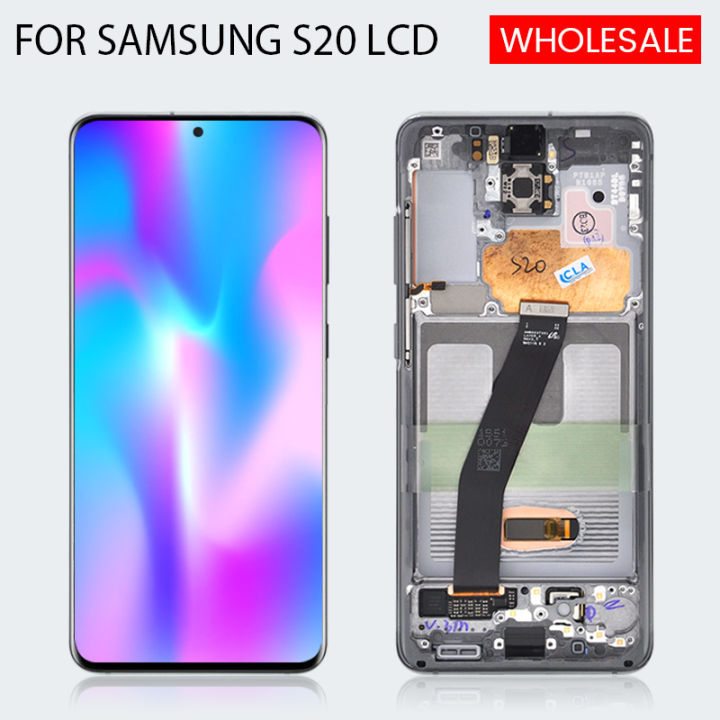 New 6.2 Inch G980 Display For Samsung Galaxy S20 Lcd Touch Screen Digitizer  G980F G980FDS Assembly Replacement With Frame Lazada PH