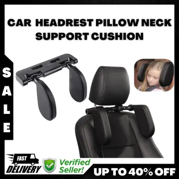 Car NeckHeadrest Pillow And Lumbar Support Back Pad Set Memory Foam Ergonomic  Seat Pad For Back Support Cervical Spine Headrest