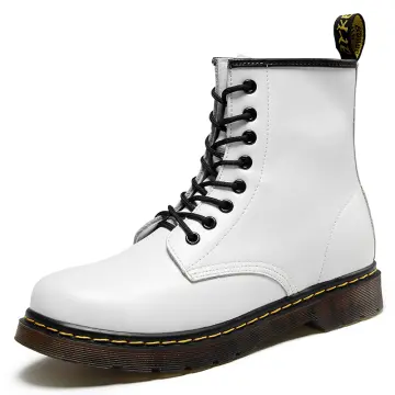 White on sale mid boots