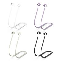 【CW】 Anti-Lost Earphone Rope Holder Cable Buds 2 Silicone Lanyard Soft Earphones Neck Cord String