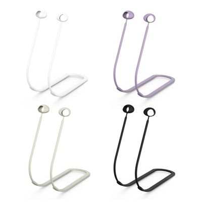 【CW】 Anti-Lost Earphone Rope Holder Cable Buds 2 Silicone Lanyard Soft Earphones Neck Cord String