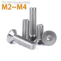 10/20/30/50pcs M2 M2.5 M3 M4 304 A2 Stainless Steel Din7991 Hexagon Hex Socket Head Flat Countersunk Allen Bolt Screw