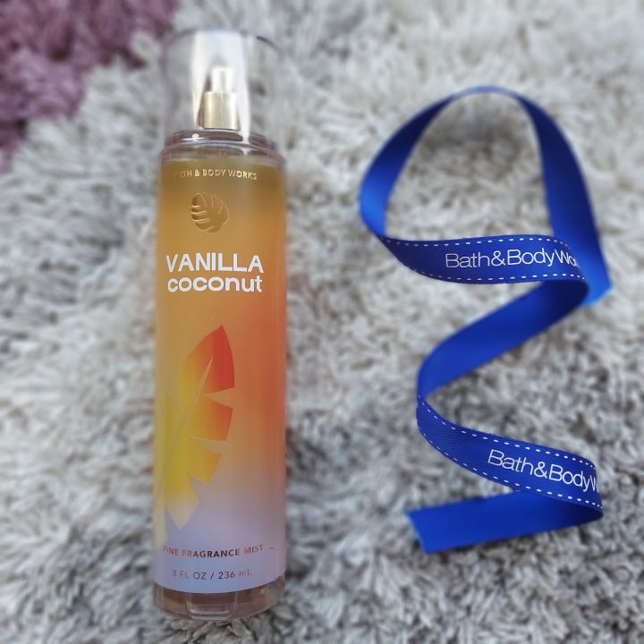 Original Bath & Body Works USA Vanilla Coconut Fine Fragrance Mist ...