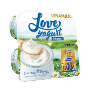 Sữa chua ăn Vinamilk Love Yogurt Green Farm Ít Đường Hộp 100g -Thùng 48 hộp