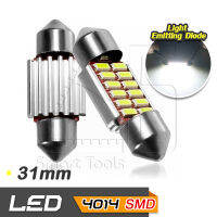 65Infinite (แพ๊คคู่ C5W 4014 12SMD 31mm) 2x LED C5W 4014 12SMD ขนาด 31mm ไฟโดม ไฟอ่านหนังสือ ไฟห้องโดยสาร ไฟหัวเก๋ง ไฟส่องป้ายทะเบียน กระจายแสง 180องศา CANBUS Super Bright ความสว่างสูง สี ขาว (White)