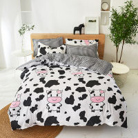 Usa Russian Cartoon Kids Adult Bedding Sets Happy Cow Queen King Duvet Cover Pillowcase Sets 2-3pcs Bedclothes 200x200cm Size