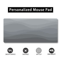 Mouse pad Geo Gray Extended mousepad Waterproof Non-Slip design Precision stitched edges Cute deskmat Personalised large gaming mouse pad