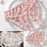 Women Crotchless Sexy Girl Low Waist Briefs Thong Soft Smooth Silky Panties y