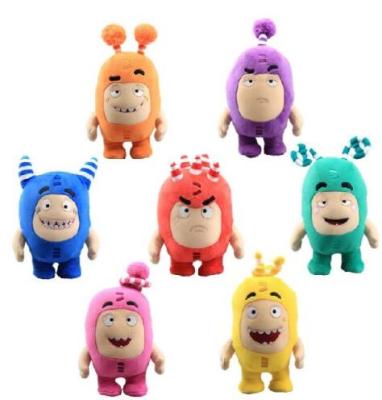 2020 1824ซม. Oddbods ฟิวส์การ์ตูน Jeff Newt Odd ZEE Bods ตุ๊กตาสัตว์ตุ๊กตาสัตว์ตุ๊กตาของเล่นเด็ก Brithday คริสต์มาสของขวัญ