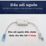Đầu nối nguồn dây led nháy đuổi bọc silicon cao cấp