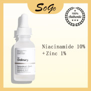 Serum The Ordinary Niacinamide 10% + Zinc 1% zavenci giảm thâm ngăn ngừa