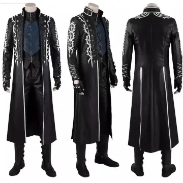 DMC 3 Vergil Christmas Party Halloween Outfit Cosplay Costume Customize /