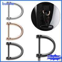 BUCHE DIY ถอดออกได้ อุปกรณ์เสริมสายรัดกระเป๋า D Ring Buckle สกรูเปิด เข็มกลัด หัตถกรรมเครื่องหนัง