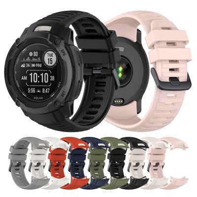 lipika Silicone Watchband Strap For Garmin Instinct 2X Smart Watch Band