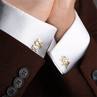 ที่กำหนดเอง Cufflinks สำหรับผู้ชายส่วนบุคคลชื่อ Letter เครื่องประดับสแตนเลสเสื้อ Cuff ปุ่มของขวัญ Gemelos Para Hombre Camisa-Yrrey