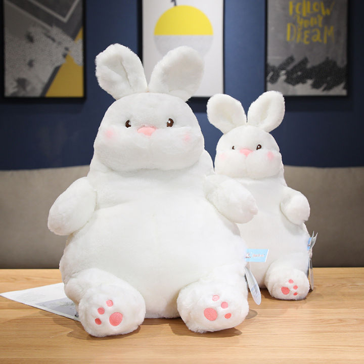hot-ตุ๊กตากระต่าย-dudu-ขี้เกียจกระต่ายขาวตัวใหญ่น่ารักกระต่ายอ้วนตัวใหญ่รักษาตุ๊กตาของเล่นตุ๊กตาของขวัญตุ๊กตาผู้หญิง