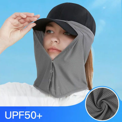 [hot]Quick Drying Fishing Cap Face Neck Sunshade Masks Cap UV Protection Visor Headwear for Outdoor Sport Golf Hiking Veil Travel Hat