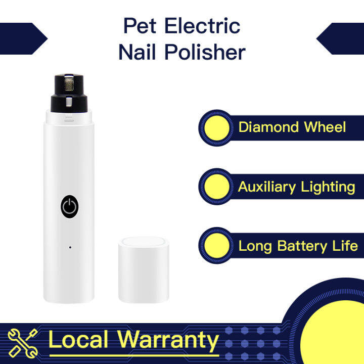 Pet Electric Nail Polisher 2speed Adjustment USB Charging, Long