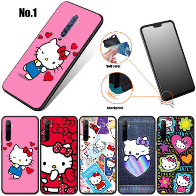 45GNN Hello Kitty อ่อนนุ่ม High Quality ซิลิโคน TPU Phone เคสโทรศัพท์ ปก หรับ Realme XT X2 A5 2 3 5 5S 5i 6 6i 7 7i 8 8S 8i 9 9i Pro Plus X Lite