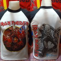 เสื้อวง IRON MAIDEN วงร็อค ไม่มีตะเข็บข้าง คอฟิต ป้ายUSA เสื้อวินเทด เสื้อร็อค เสื้อทัวร์ แขนสามส่วน