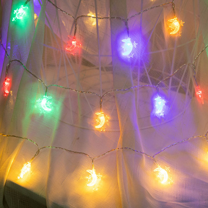 colorful-moon-and-stars-string-lights-led-fairy-light-garland-1-5m-3m-6m-for-home-bedroom-christmas-wedding-holiday-lighting