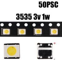 Tkdmr 50/100ชิ้นเฉพาะสำหรับ Led 1W 3V 3535แบ็คไลท์ Lcd สีขาวเย็นสำหรับทีวี Smd Wm35e1f-Yr07-ฟรี