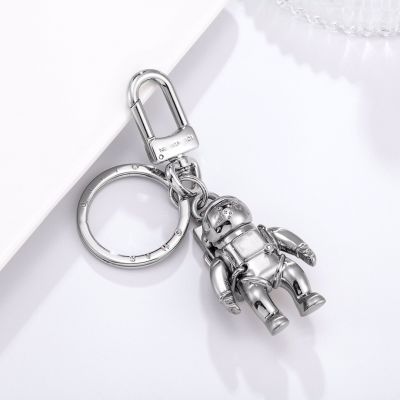 New Fashion LU Astronaut Space Robot Astronaut Keychain Key Ring Creative and Exquisite Car Pendant Couples Gift for Boyfriend