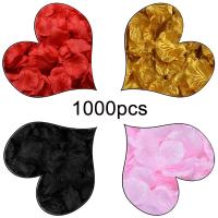 【YF】 1000PCS Artificial Petals Silk Wedding Decoration Rustic Accessories for Day 5x5cm