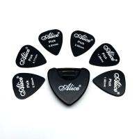 6 Guitar Picks + 1 Holder Case Alice Mediator Quick Storage Plectrum 0.58 0.71 0.81 0.96 1.2 1.5 mm