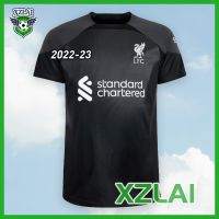 High quality 2022-23 Liverpool away black goalkeeper man football jersey S-4XL