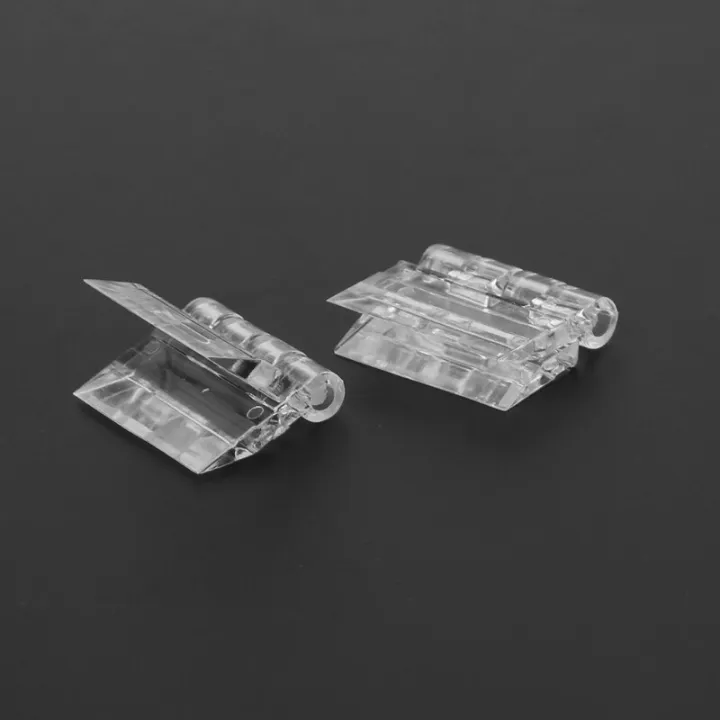 10pcs-transparent-plastic-folding-hinges-durable-clear-acrylic-hinge-tools-l69a