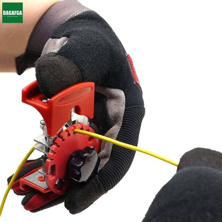 DAGAFGA Handheld Electric Copper Wire Stripping Tool Adjustable Depth Portable Cable Stripping