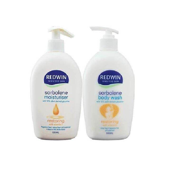 Redwin Sorbolene Body Wash + Lotion 500Ml Lazada