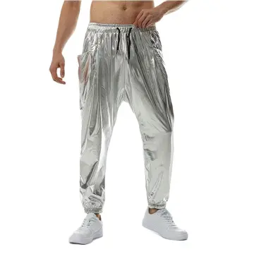 Buy Liash Mens Hip Hop Joggers, Sports Pants, Dance Pants, Sweat Pants, Gym  Pants, Trousers Slacks. White at Amazon.in