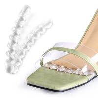 1 Pair Women Self-adhesive Gel Non-slip Summer Foot Patch Anti-wear Silicone High Heel Shoe Sticker Cushion Pad Foot Hind Care Shoes Accessories