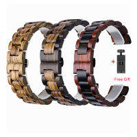 For Samsung Galaxy Watch3 45mm 41mm Strap 20mm 22mm luxury Business Wooden Strap Galaxy Watch 46mmgear S3 Frontier Bracelet