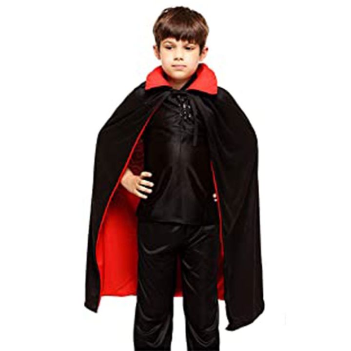 umorden-child-kids-black-red-reversible-goth-vampire-cloak-cape-boys-girls-unisex-halloween-christmas-costumes-fancy-dress