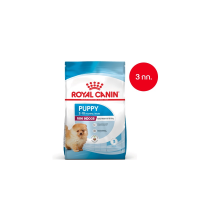 Royal Canin Mini Indoor Puppy 3kg อาหารเม็ดลูกสุนัข พันธุ์เล็ก เลี้ยงในบ้าน อายุ 2-10 เดือน (Dry Dog Food, โรยัล คานิน)(ส่งฟรี)(พร้อมส่ง!!!)