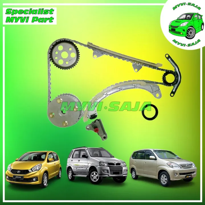 Myvi 1.3 Avanza 1.3 Kembara DVVT Timing Chain Set Lazada