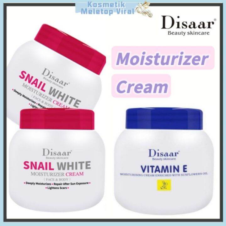 DISAAR Vitamin E Moisturizing Cream 250ML Lazada