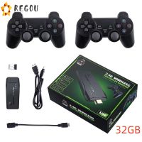 M8 Nostalgic Tv เกมคอนโซล2.4G Wireless Handle Controller Ps1 Family Mini Arcade