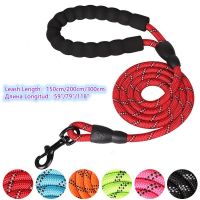 【cw】 150/200/300cm Dog Leash Leashes Reflective Big Small Medium Large Drag Pull Tow Retriever 【hot】 1