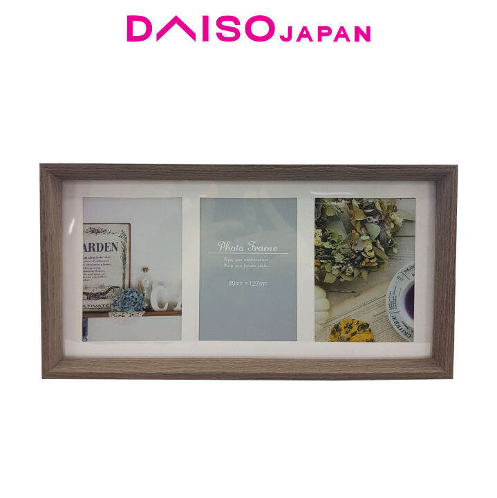 Daiso MDF 3Slot Photo Frame Lazada PH