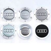 4ชิ้น149มม. 147มม. 146มม. 145มม. ฝาครอบสติ๊กเกอร์ติดล้อสำหรับ Audi A3 A4 A6 A8 TT S6 S8ขอบล้อที่ครอบยี่ห้อรถยนต์โลโก้4B0601165A 8N0601165A