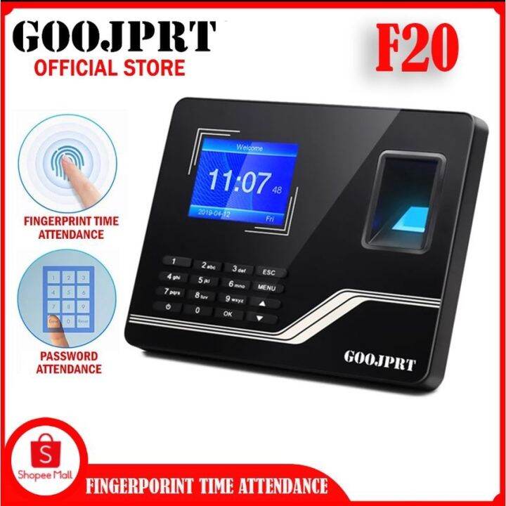 【in stock】 GOOJPRT F20 Fingerprint Access Control Time Attendance