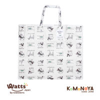 Komonoya กระเป๋าช้อปปิ้งลายสุนัข ขนาด 65x55ซม.